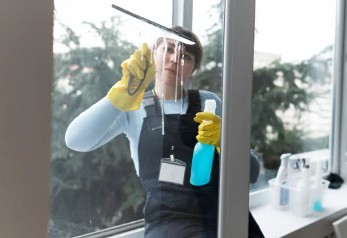 Nettoyage de vitres intérieures et extérieures à Helleville